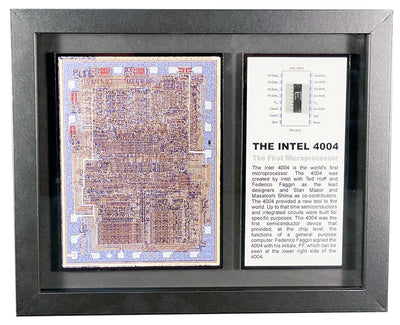 Intel 4004 - The World's First Microprocessor - P4004, Portrait