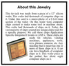 Item059: Silicon Wafer Computer Chip Tie Tack -  Yellow & Fire - Tie Clip, Tie Pin, Lapel pin