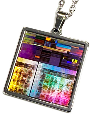 Item066: IBM ASIC Chip Pendant - IBM Large Systems Chips