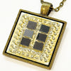 Item060: IBM CPU Chip Pendant - IBM 4300 CPU FPGA Logic Chips