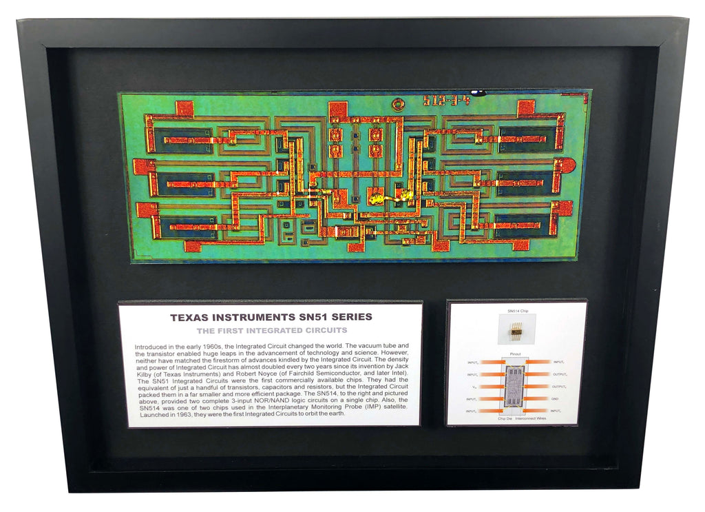 Texas Instruments First Chip The Texas Instruments SN51 Series - The First Integrated Circuits ...