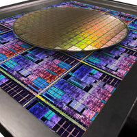 Silicon Wafer with Switch on a Chip (SoC) Chips - 8 inch,200mm, Broadcom