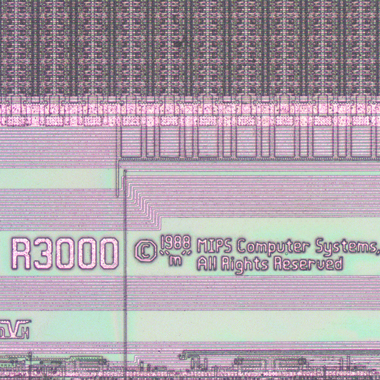 Mips R3000a Chip Item068: Silicon Wafer MIPS R3000 Microprocessor Pendant - Silver & Ra ...