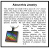 Item066: IBM ASIC Chip Pendant - IBM Large Systems Chips