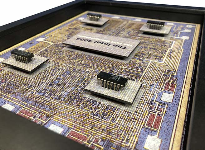 Intel 4004 Computer Microprocessor