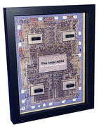 Intel 4004 - The World's First Microprocessor with Chipset 4001, 4002, 4003