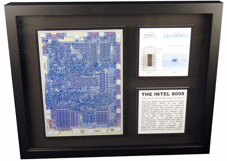 Intel 8008 - The World's First 8-bit Microprocessor | ChipScapes