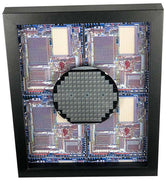 Silicon Wafer with Rockwell Microprocessor Chips - 4 inch - Aloha