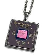 Item006: Apple Microprocessor Pendant - PowerPC, Motorola, PowerMac, PPC750