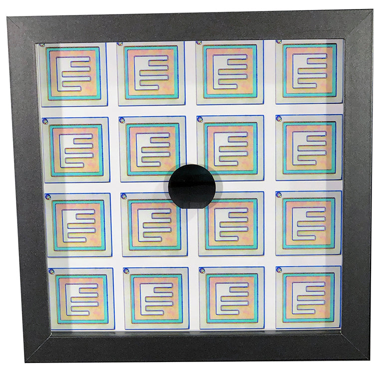 Silicon Wafer with Early Bipolar Transistors 1 inch, 30mm, Planar, F