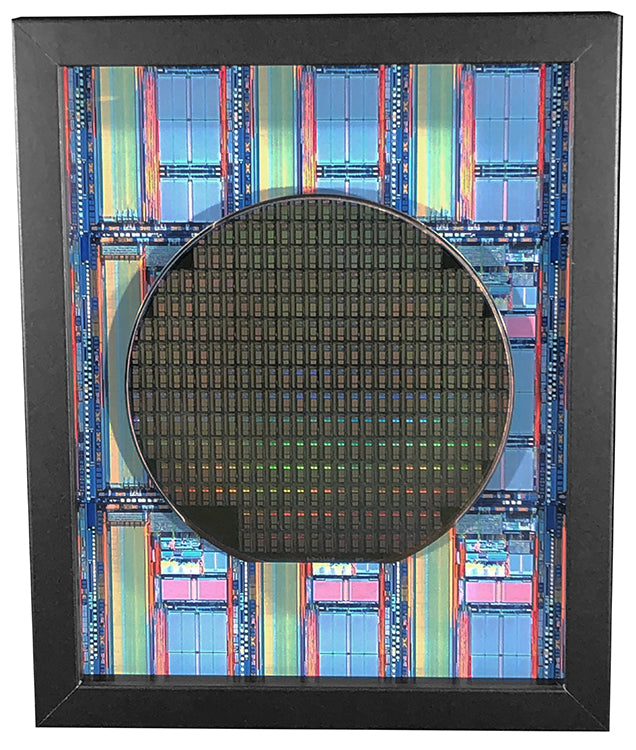 Silicon Wafer with DS83C950 Security Processors - 6 inch