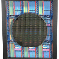 Silicon Wafer with DS83C950 Security Processors - 6 inch, Cyptographic, Java Ring, iButton, DS1954