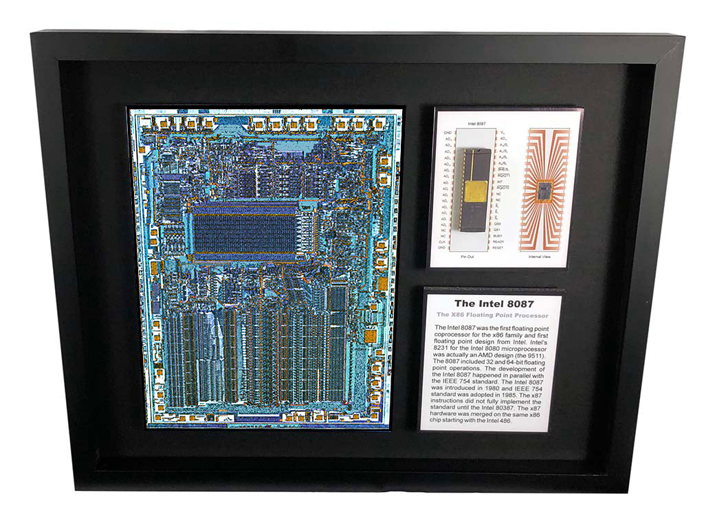 8087 Intel 8087 - The X86 Floating Point Processor | ChipScapes