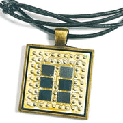 Item060: IBM CPU Chip Pendant - IBM 4300 CPU FPGA Logic Chips