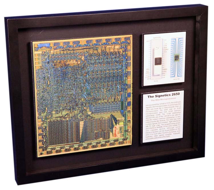 Signetics Computer Chip Signetics 2650 - The Mini Microprocessor - Powered Early Video Console ...