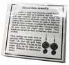 Item015 - Computer Board Earrings - Graphics, Dangles, Round, Blue, Gold