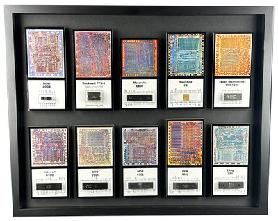 Ten of The First Microprocessors - Intel 4004, MOS 6502, AMD 2901, Fairchild F8, etc.
