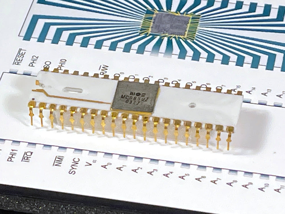 The MOS 6502 - The Hobbyist's Microprocessor Rare MCS6502 Version ...