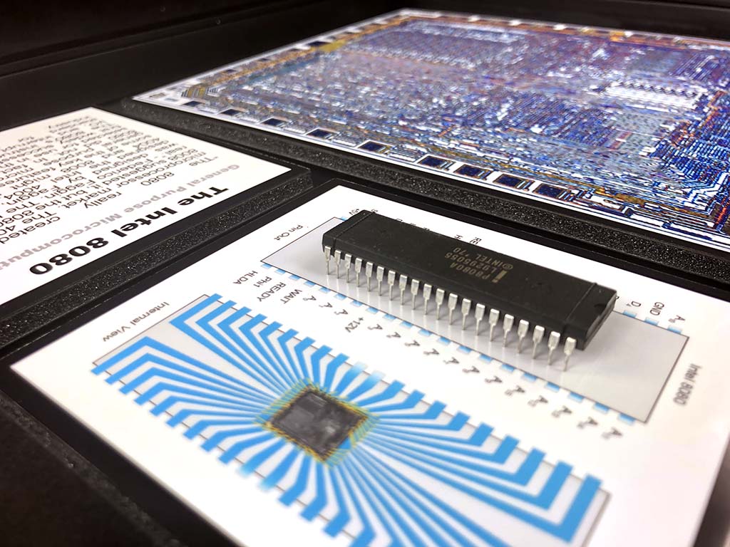 8080 Microprocessor Chip The Intel 8080 - General Purpose Microcomputing | ChipScapes
