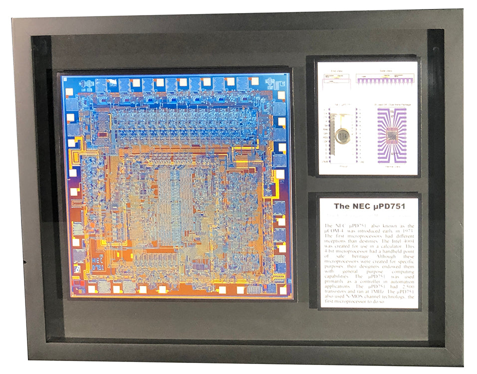 NEC µPD751 - The 4th Microprocessor, Japan's 1st - 751, D751D, uPD751D