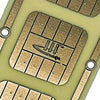 Item044: Smartcard Chip Antenna Pendant -  Bronze and Gold