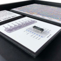 Intel 4004 - The World's First Microprocessor - ChipScape Artwork - 50th Anniversary