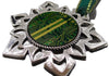 ChipScapes Set  #9: Mixed Types - Art with Chip, Circuit Board, Computer Logic Chip (3 Ornaments)