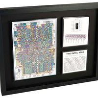 Intel 4004 - The World's First Microprocessor - ChipScape Artwork - 50th Anniversary