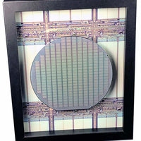 Silicon Wafer with RAM Memory Chips - 6 inch