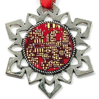 ChipScapes Set  #6:  Computer Circuit Boards (3 Ornaments)