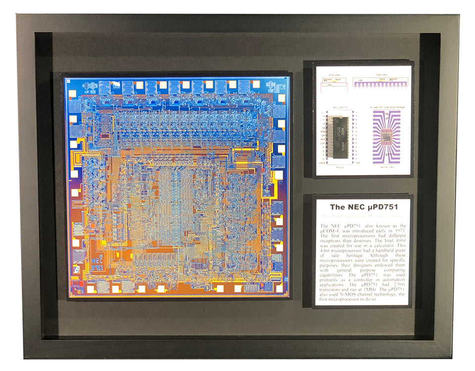 Microcontroller A751 NEC µPD751 - The 4th Microprocessor, Japan's 1st - 751, D751C, uPD751C ...